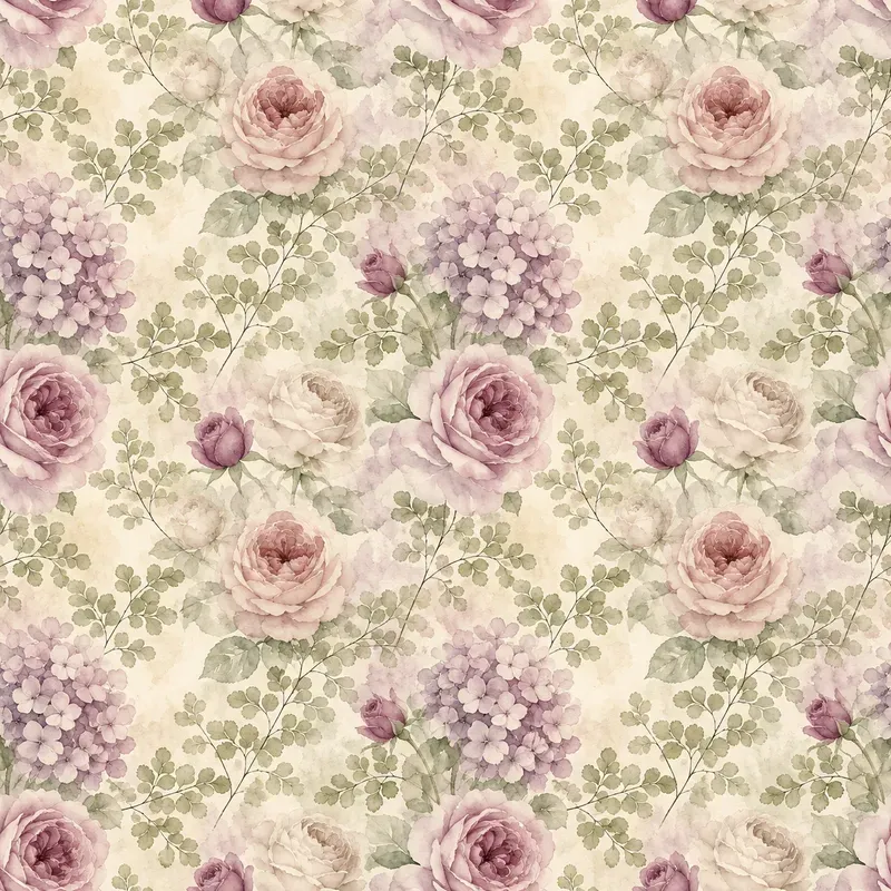 Romantic Florals Seamless Patterns