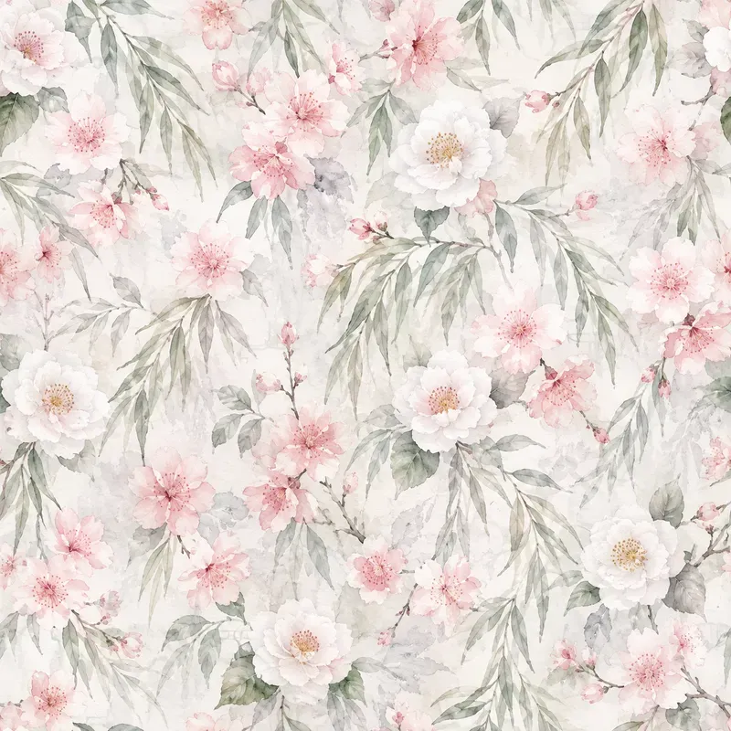 Romantic Florals Seamless Patterns