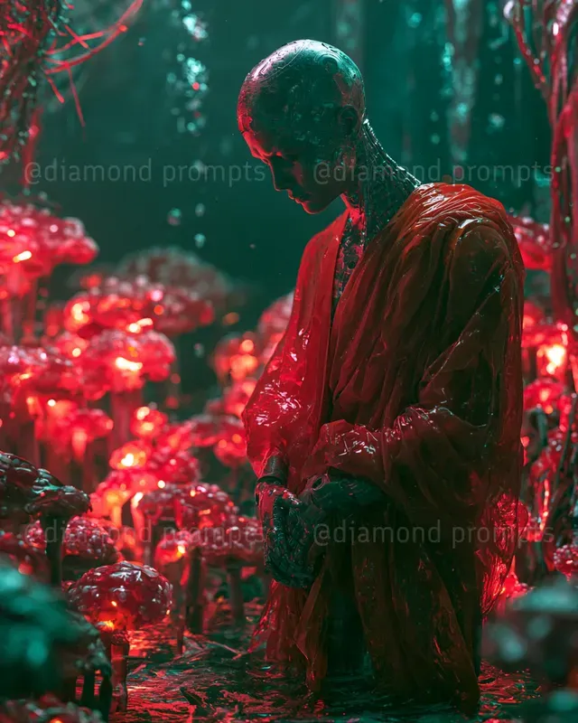 Bioluminescent Surreal Portraits