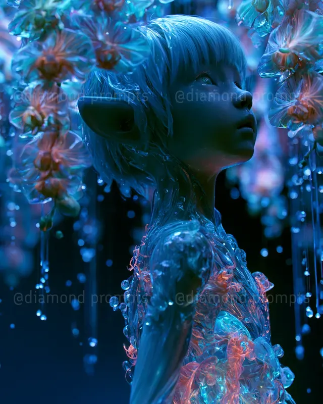 Bioluminescent Surreal Portraits