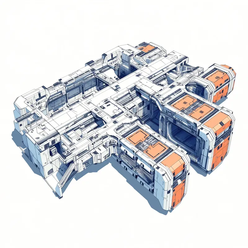 Isometric Scifi Map Tile Assets