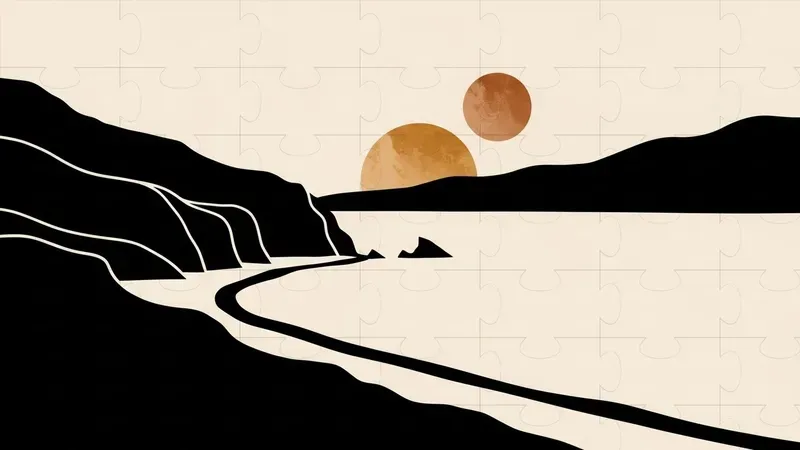 Midcentury Minimalist Abstract Art