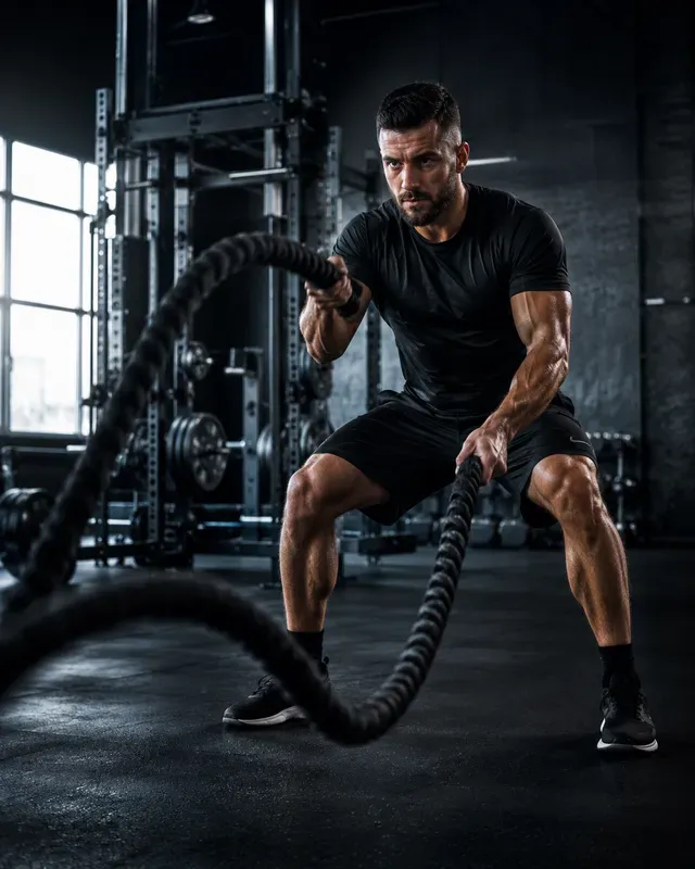 Cinematic Fitness Brand Photo Generator