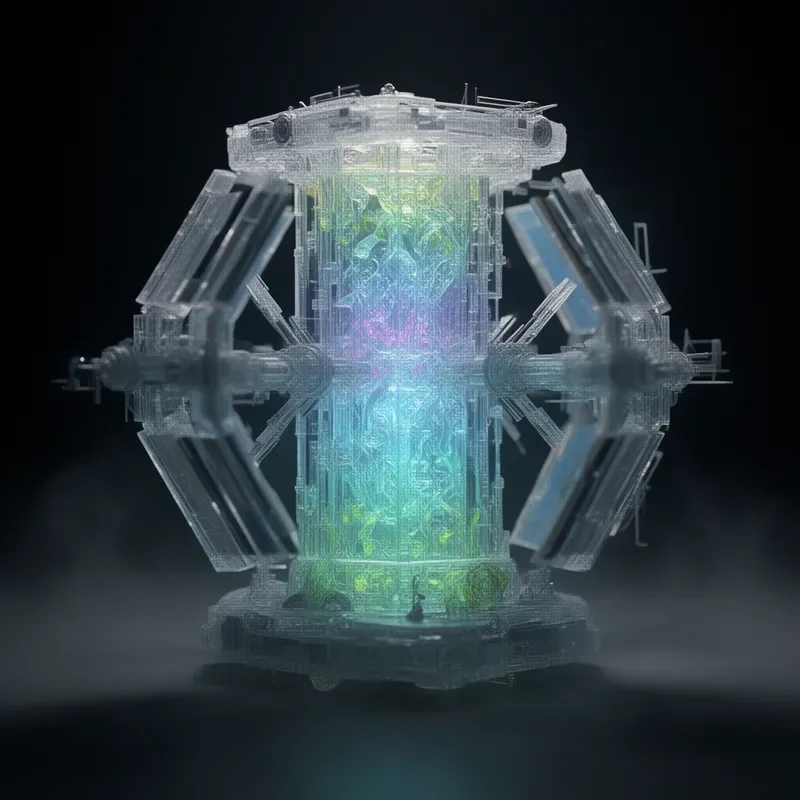 Bioluminescent Glass Dioramas