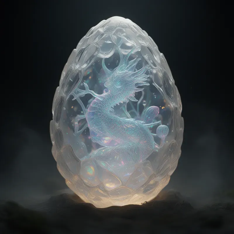 Bioluminescent Glass Dioramas