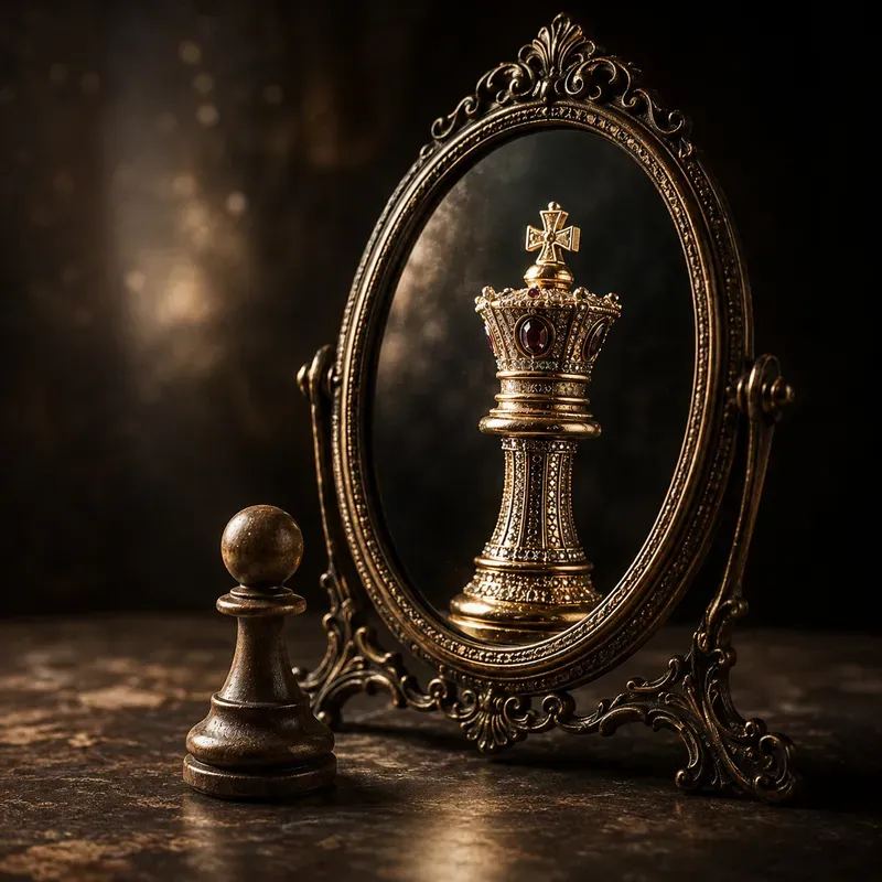 Mirror Illusion Wisdom Posters