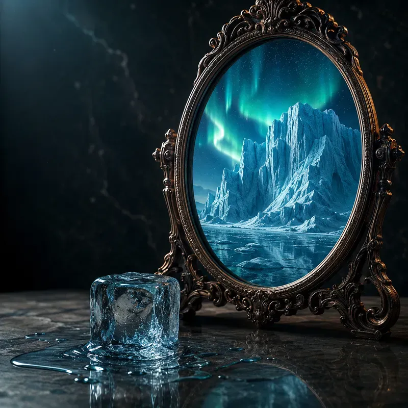 Mirror Illusion Wisdom Posters