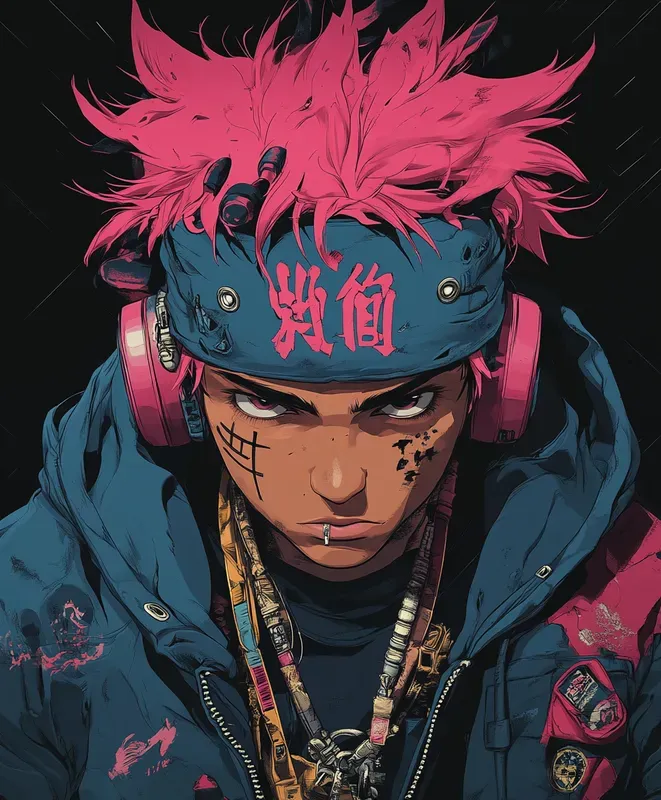 Colorful Anime Tshirt Designs