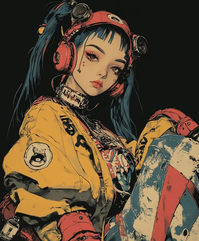 Colorful Anime Tshirt Designs