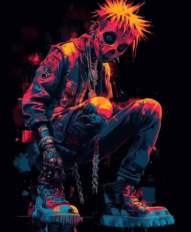 Colorful Anime Tshirt Designs