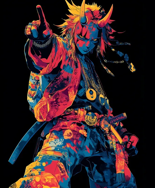 Colorful Anime Tshirt Designs
