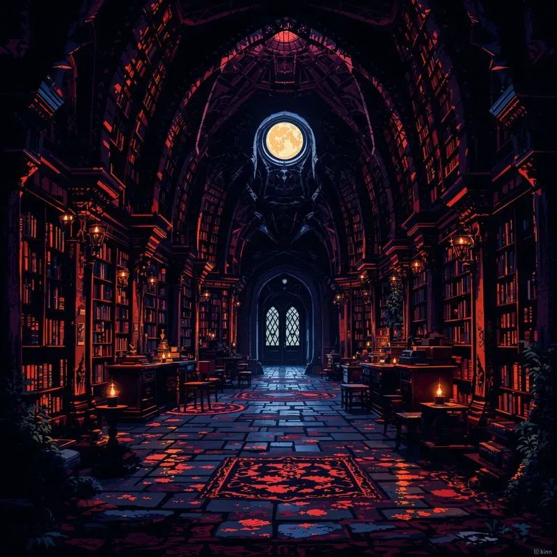 Pixel Art Dark Fantasy Scenes RPG Games