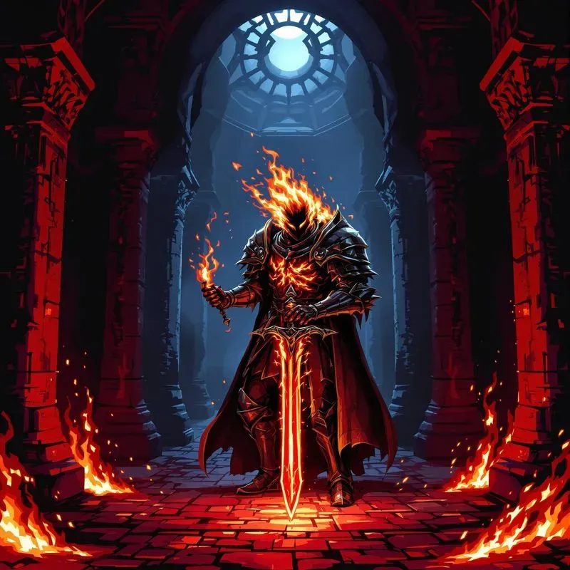 Pixel Art Dark Fantasy Scenes RPG Games