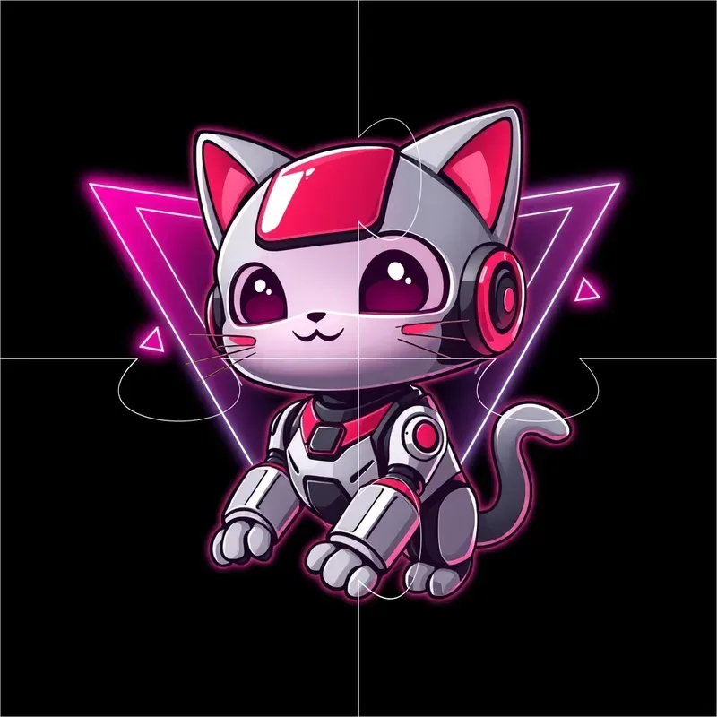Vaporwave Vector Animals Flux