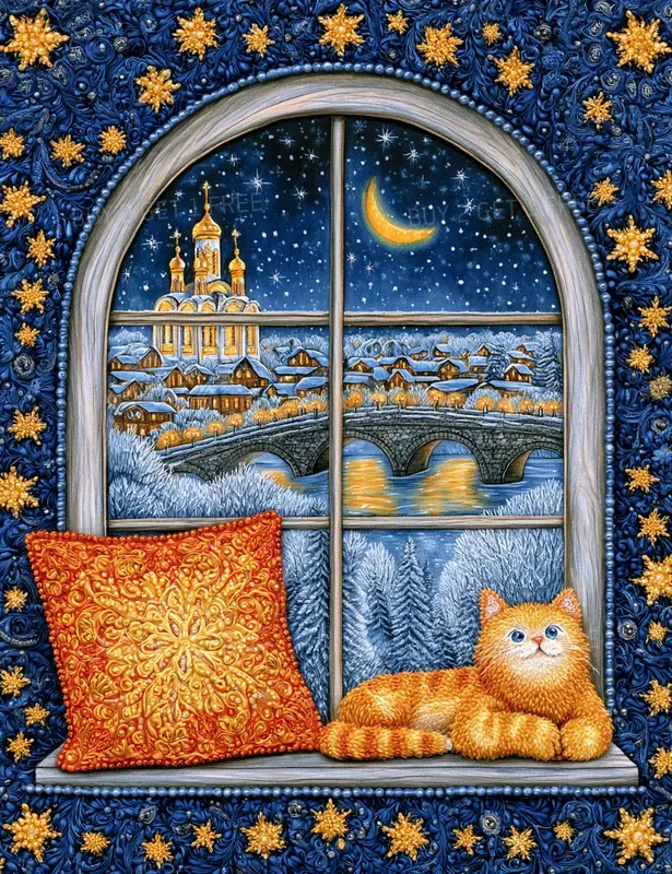 Colorful Christmas Illustrations