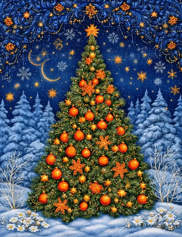 Colorful Christmas Illustrations