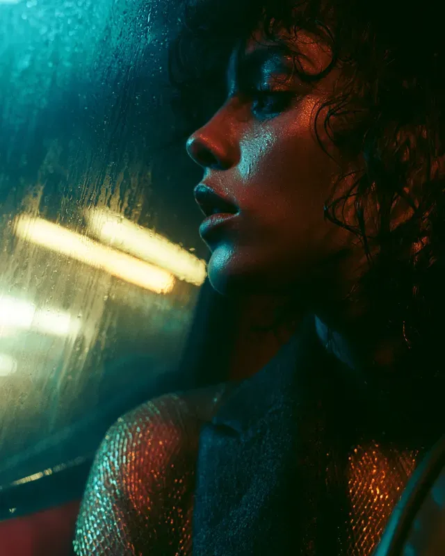 Ethereal Noir Cinematic Editorials