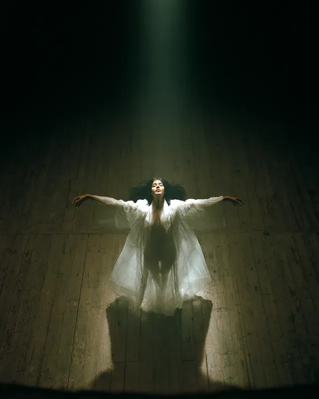 Ethereal Noir Cinematic Editorials