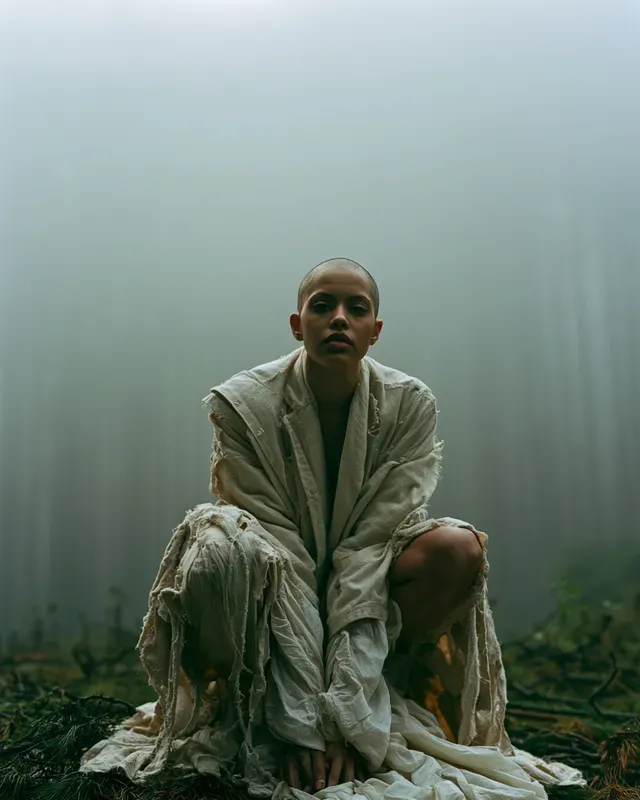 Ethereal Noir Cinematic Editorials