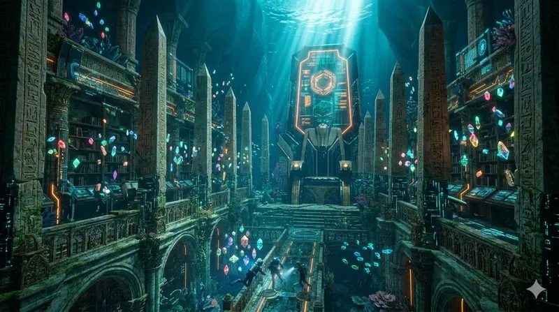Cyber Atlantis Concept Art