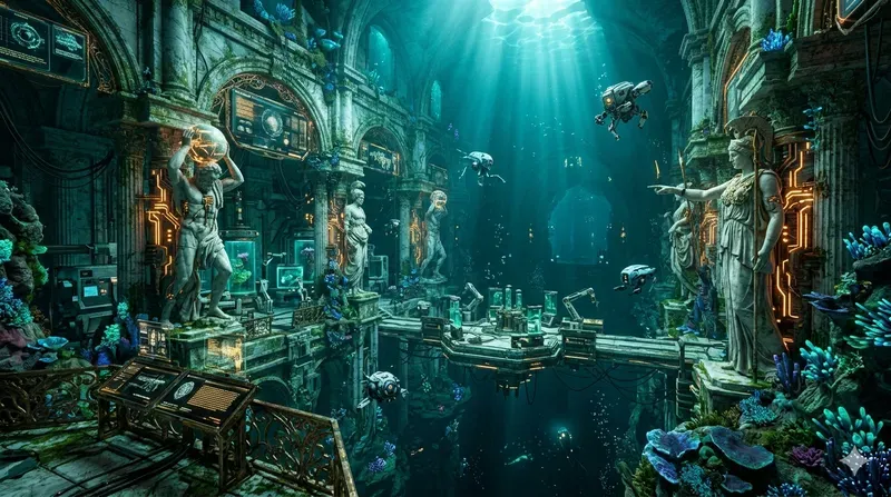 Cyber Atlantis Concept Art