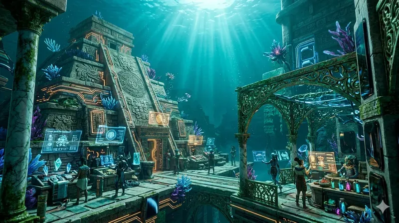 Cyber Atlantis Concept Art