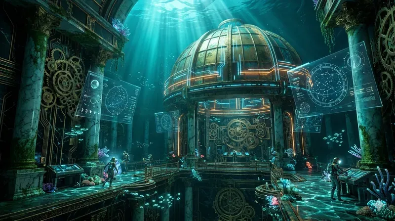 Cyber Atlantis Concept Art