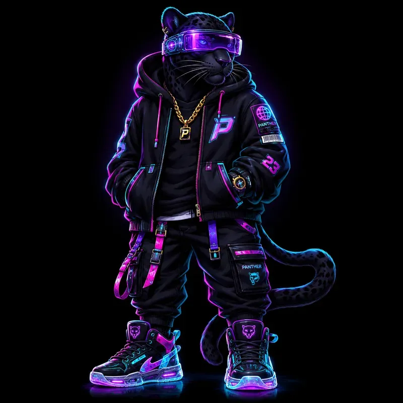 Urban Cool Animal Characters Streetwear