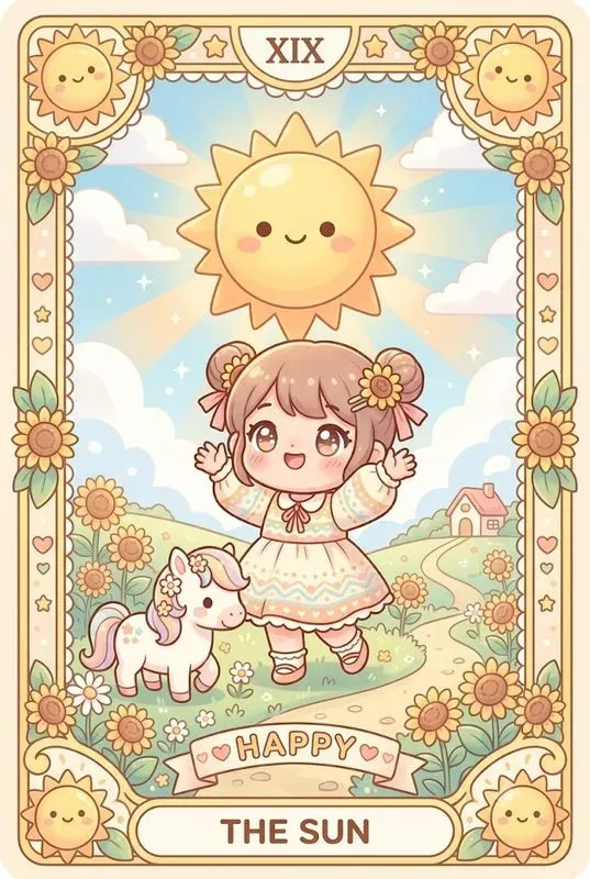 Kawaii Tarot Card Art Studios