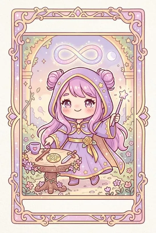 Kawaii Tarot Card Art Studios