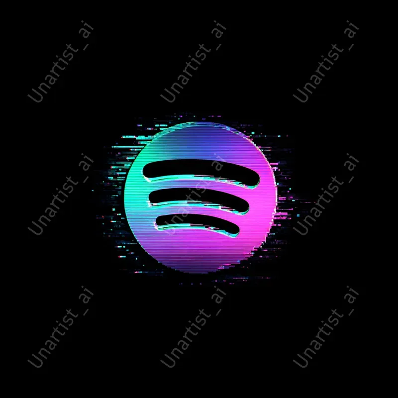 Pixel Iridescent Social Logos