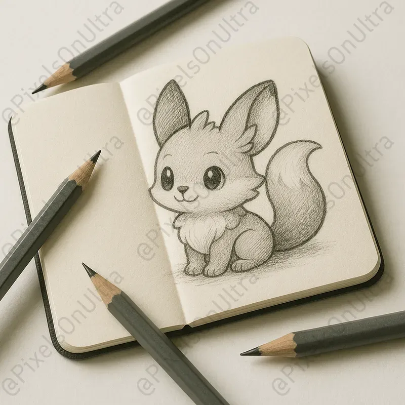 Sketchbook Character Concept Drawings