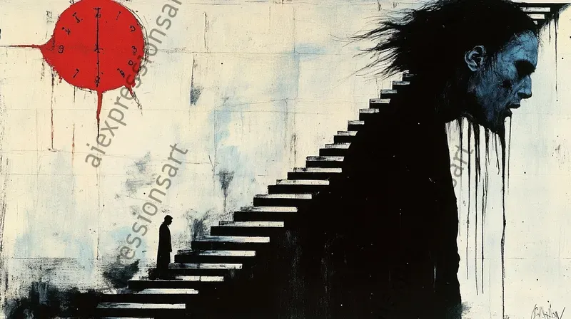 Surreal Psychological Trash Polka Art