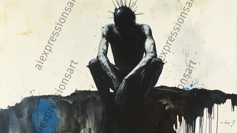 Surreal Psychological Trash Polka Art