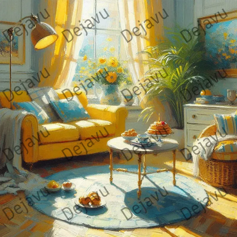 Impressionistic Oil Painting Art