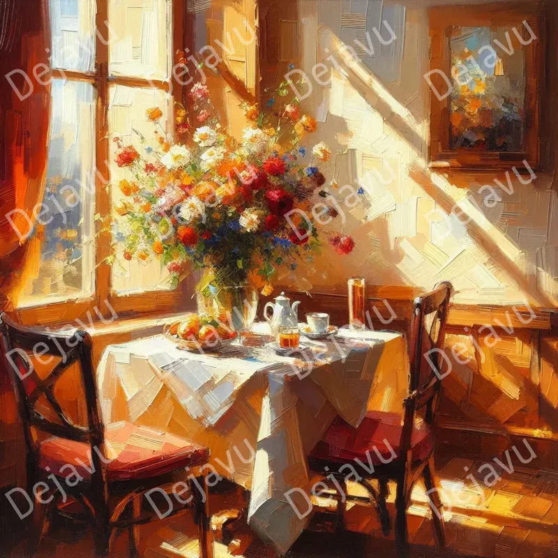 Impressionistic Oil Painting Art