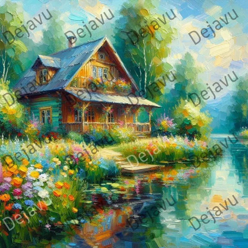 Impressionistic Oil Painting Art