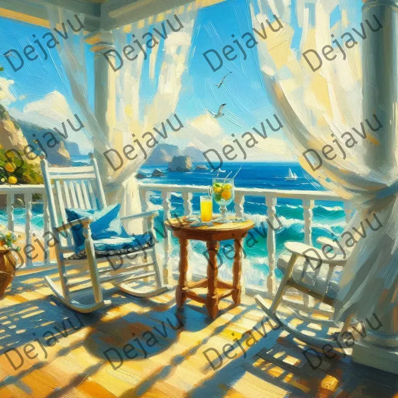 Impressionistic Oil Painting Art