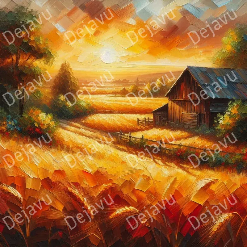 Impressionistic Oil Painting Art