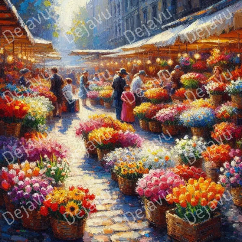 Impressionistic Oil Painting Art