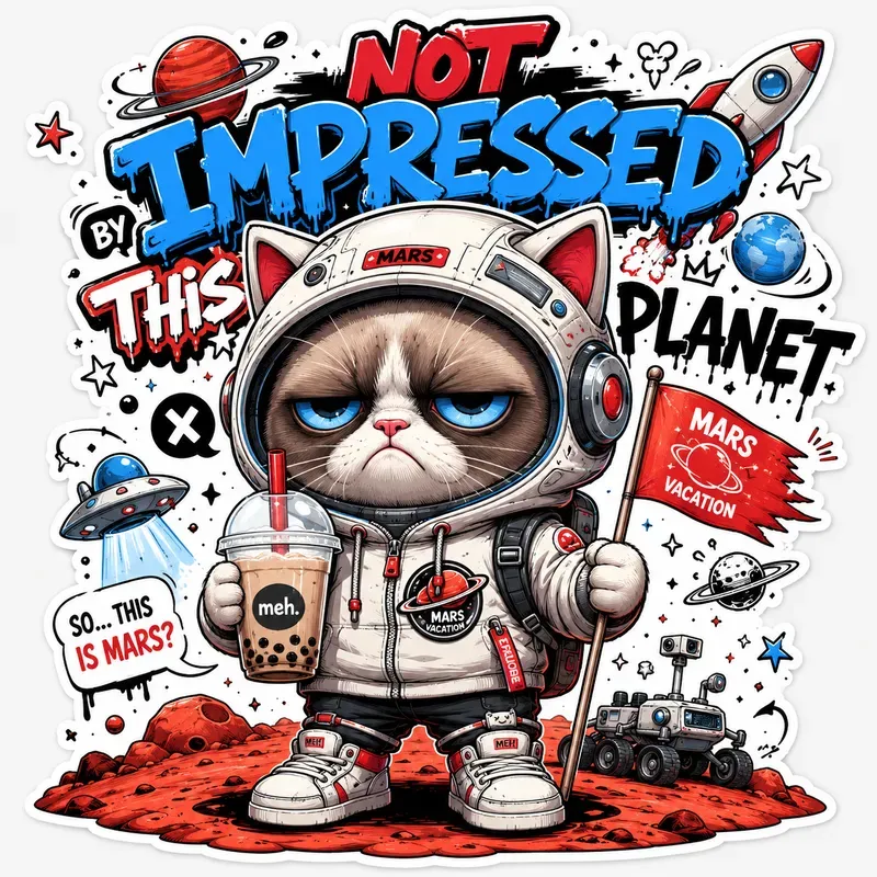 Urban Mood Mascot Sticker Collection Sets