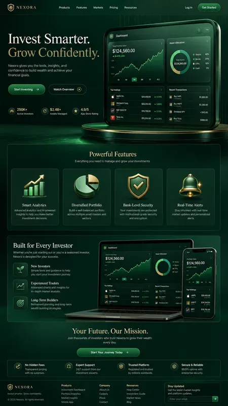Premium 3D Saas Landing Page Designs