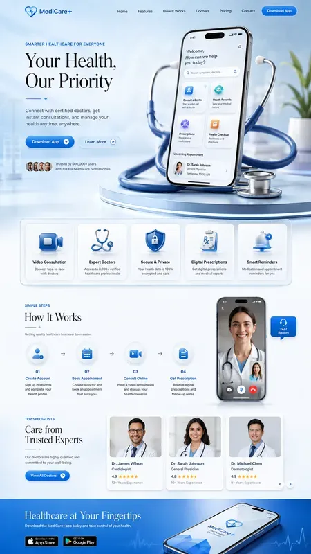 Premium 3D Saas Landing Page Designs