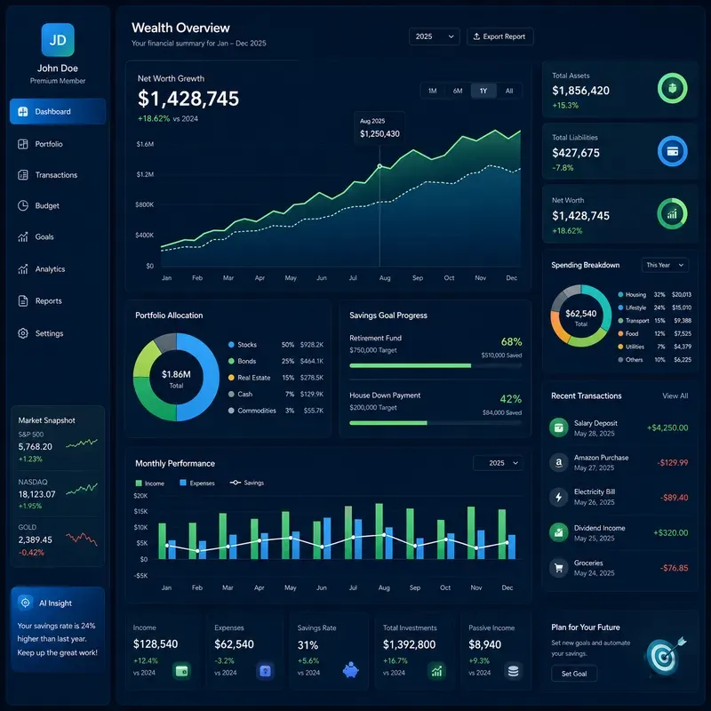 Premium UI Infographic Labs