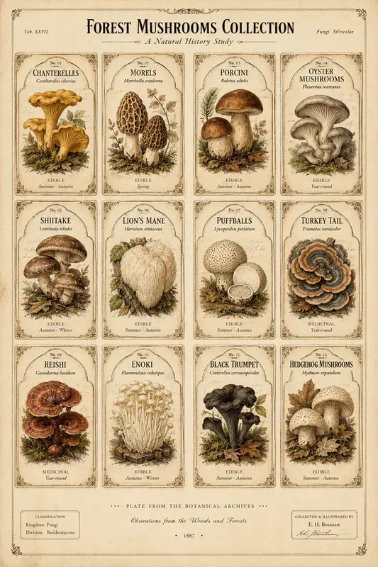 Vintage Botanical Label Collections
