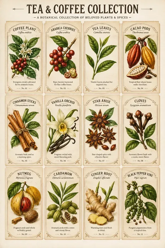 Vintage Botanical Label Collections