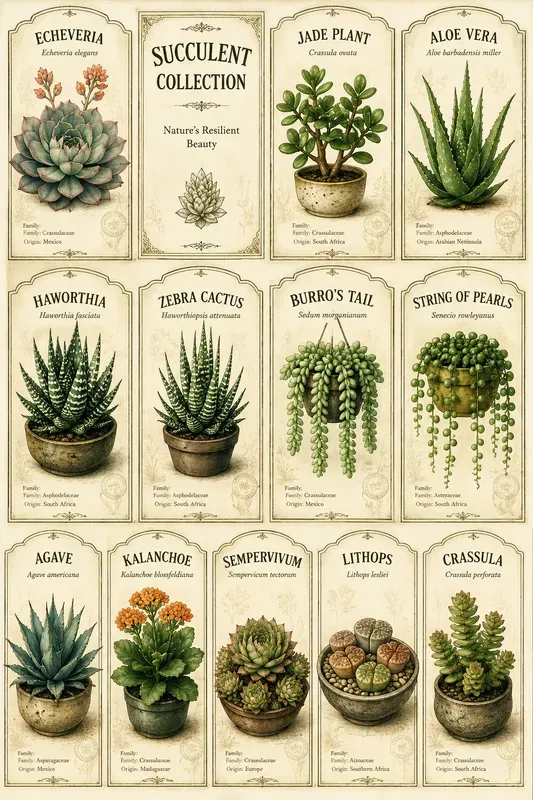Vintage Botanical Label Collections