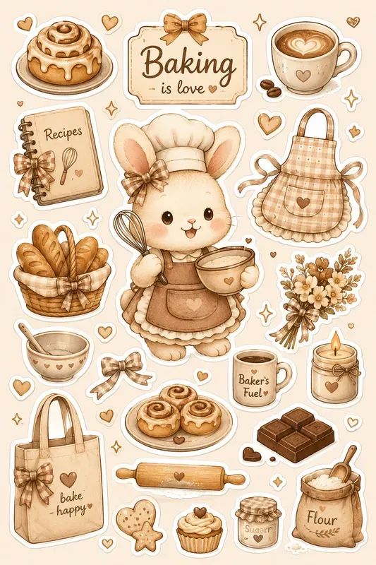 Cozy Aesthetic Sticker Packs