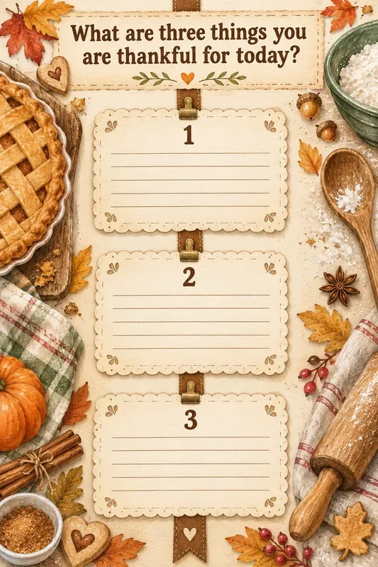 Kids Thanksgiving Gratitude Pages