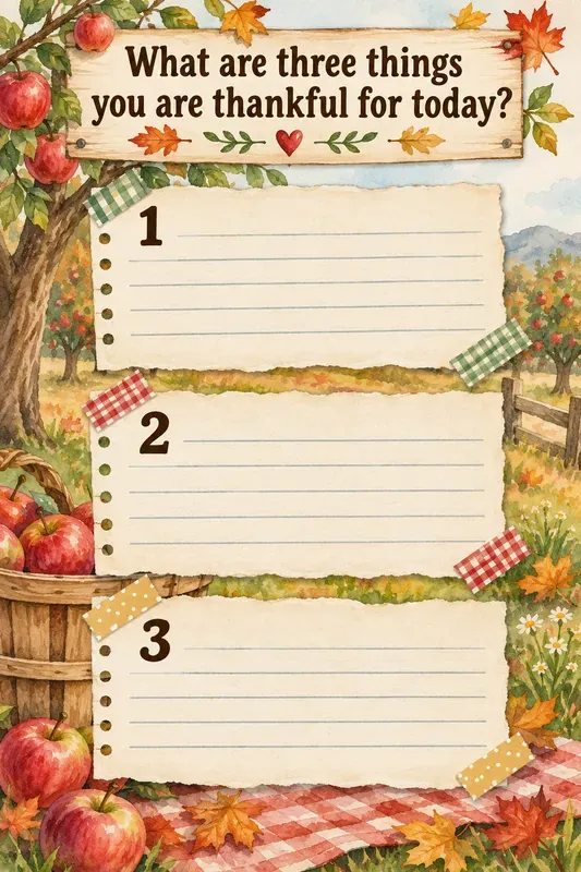 Kids Thanksgiving Gratitude Pages